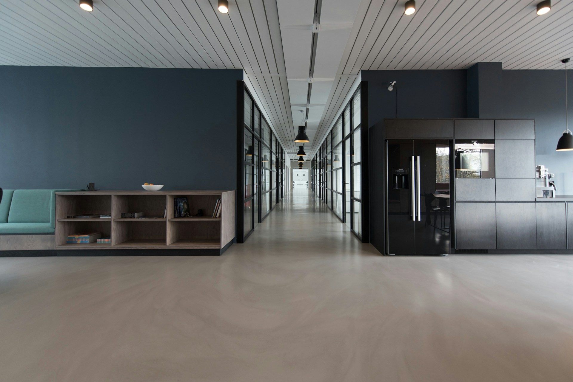 Modern office workspace