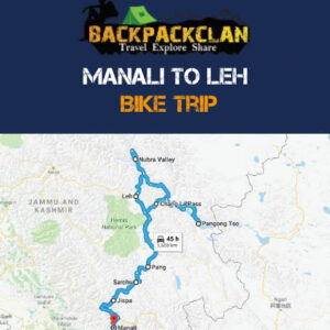Manali to Leh Bike trip