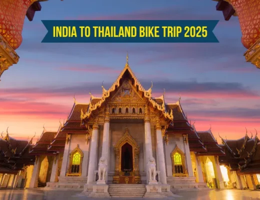 India to Thailand Bike Trip 2025