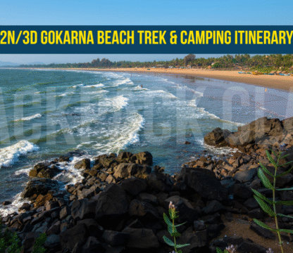 2N/3D Gokarna Beach Trek & Camping Itinerary