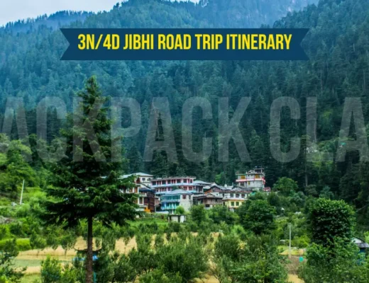 3N/4D Jibhi Road Trip Itinerary