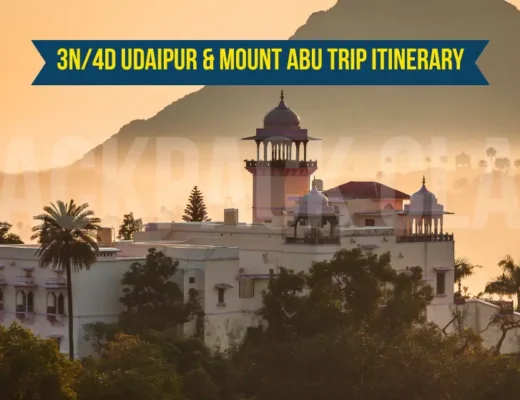 3N/4D Udaipur & Mount Abu Trip Itinerary