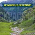 6D/5N Rupin Pass Trek Itinerary