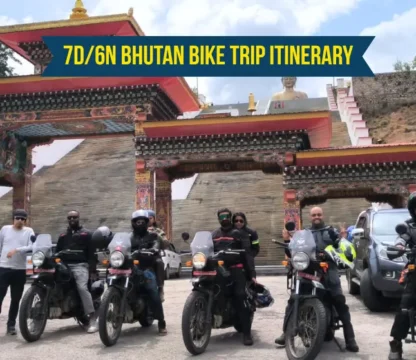 7D/6N Bhutan Bike Trip Itinerary