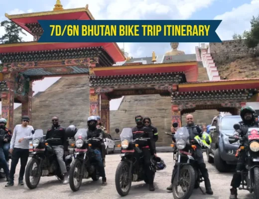 7D/6N Bhutan Bike Trip Itinerary