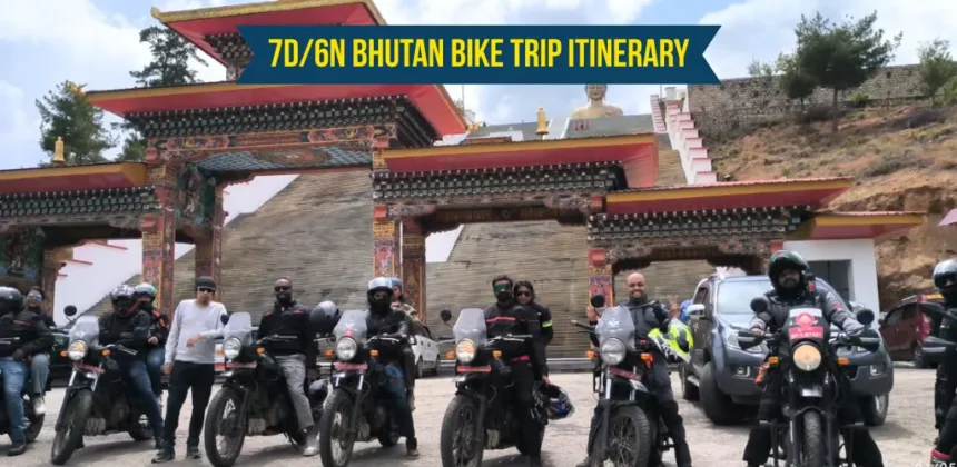7D/6N Bhutan Bike Trip Itinerary